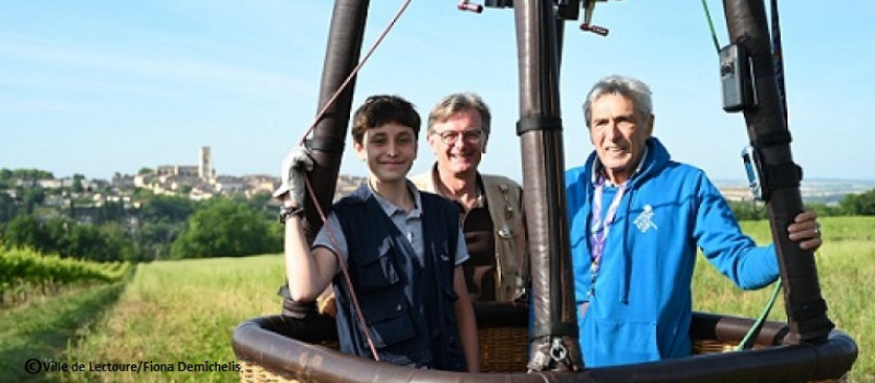 Lucas Larrieu est pilote breveté de Montgolfière à 16 ans
