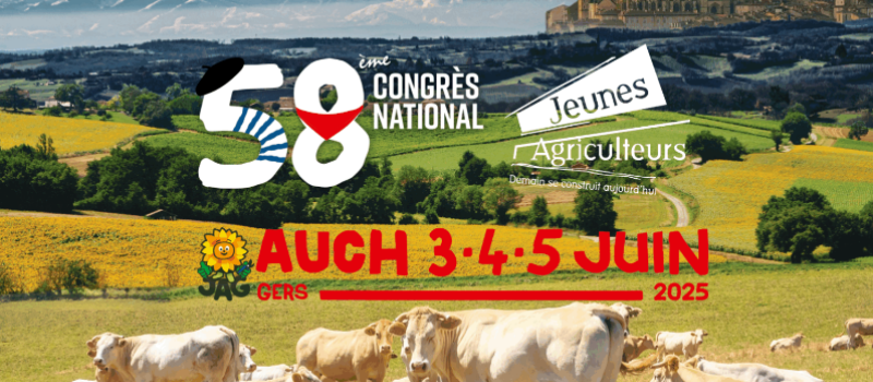 Congrès national des Jeunes Agriculteurs avec la présence de deux ministres, de la présidente de Région et 600 congressistes