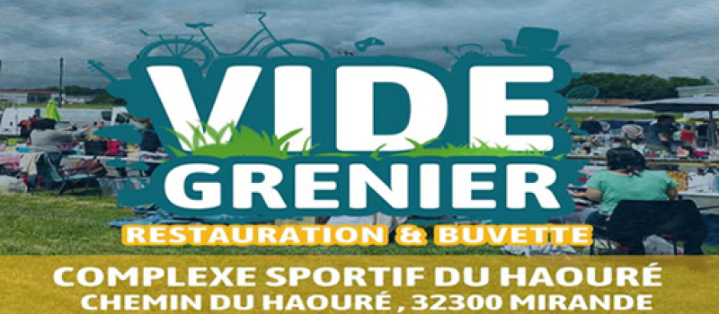 Le vide grenier du FCM