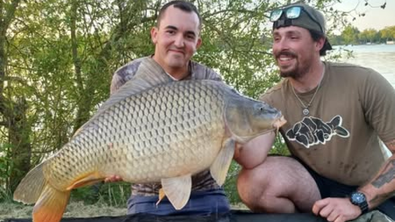 Il s'est attrapé 106 carpes !