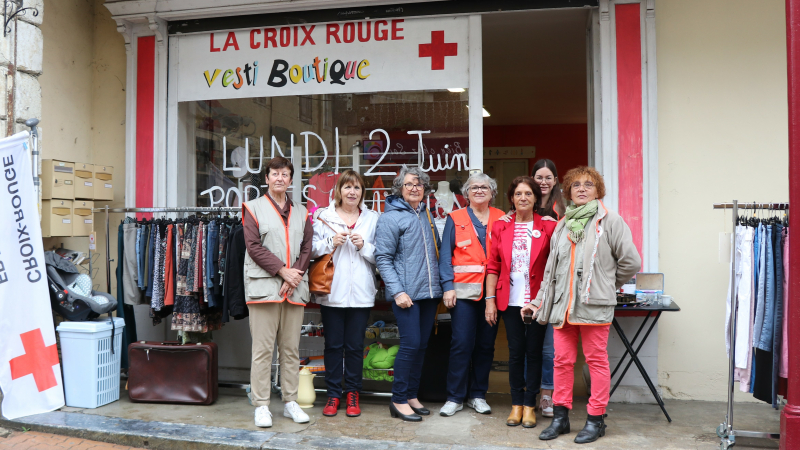 Portes ouvertes à la boutique de la Croix Rouge