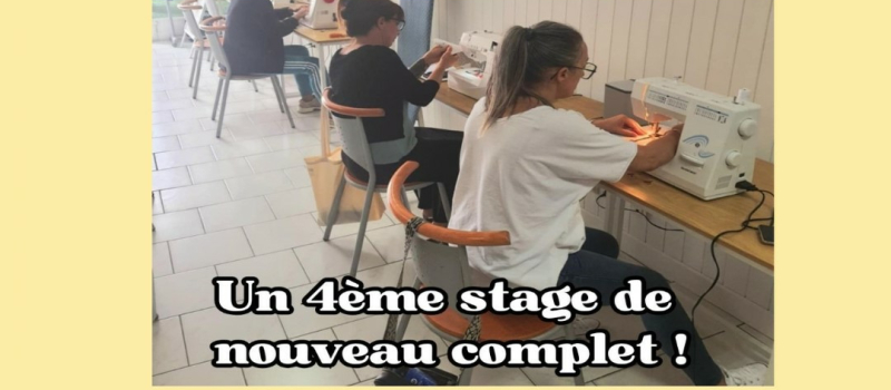 Quatrième stage technique "Je découvre la couture"