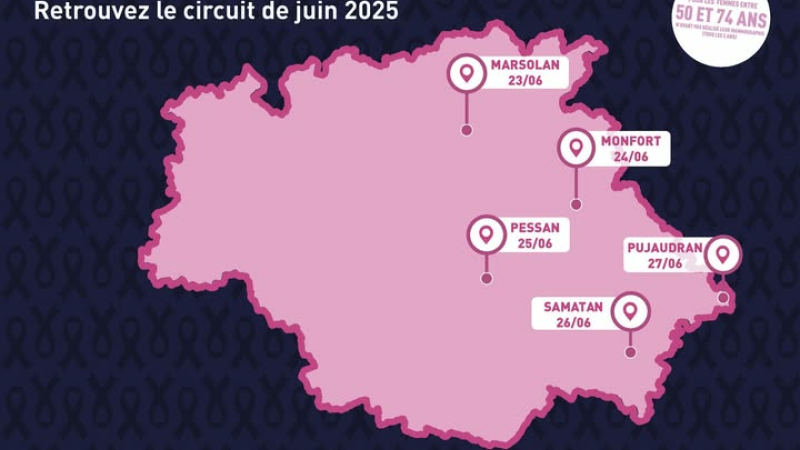 Gers santé : publication spéciale femmes de 50 à 74 ans