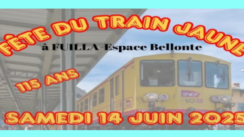 Fête des 115 ans du train jaune