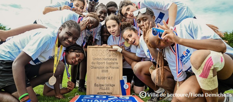 Championnat de France de rugby féminin à 7 niveau collège : Aubervilliers est vainqueur