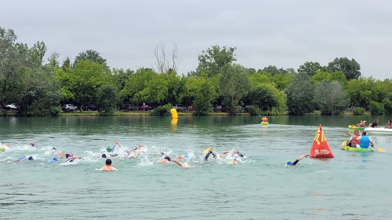 L'Isle-Jourdain : 3ème édition du Triathlon des Portes de Gascogne, une réussite collective placée sous le signe du sport et du partage.