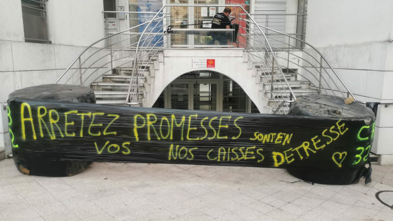La coordination rurale 32 manifeste face au risque d'un éventuel  abandon de la Région