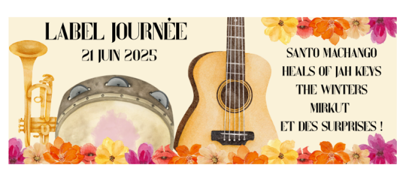 Label journée au kiosque pour la fête de la musique !
