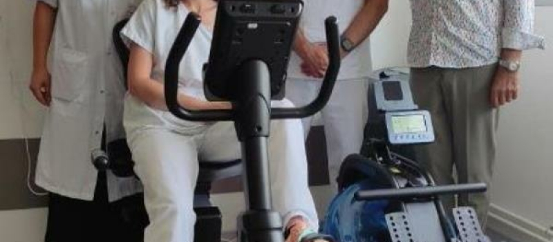 Le Centre Hospitalier doté d'un matériel adapté à la réeducation cardiaque grâce à un patient généreux ...et pleinement satisfait.