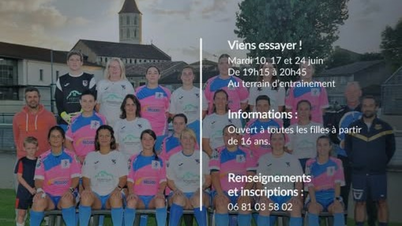Foot féminin à 11 : rejoins - nous !