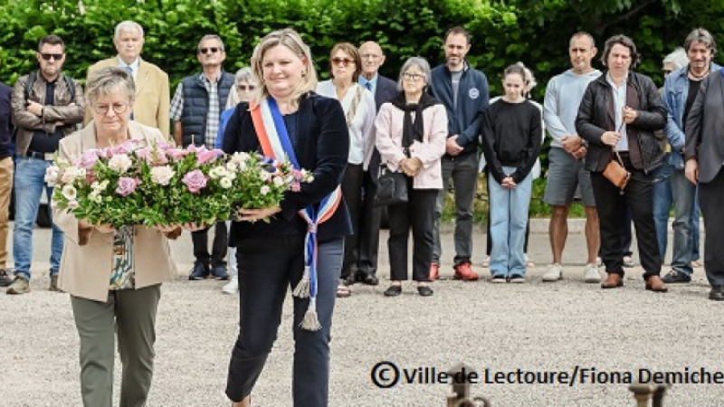 Cérémonie du 8 juin présidée par Valérie Manissol, première adjointe