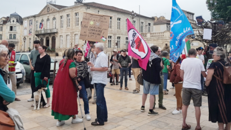 France-Palestine : le collectif demande l'arrêt des massacres