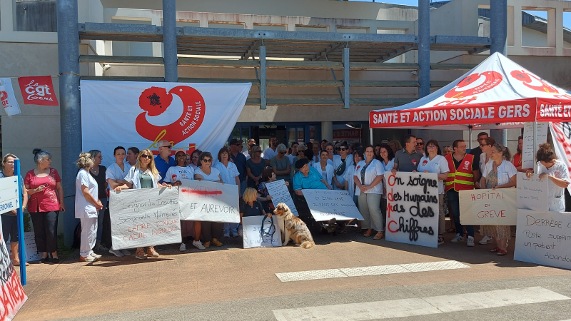 Grève à l'hôpital de Vic-Fezensac: négociations satisfaisantes mais mouvement maintenu en attendant la signature du protocole