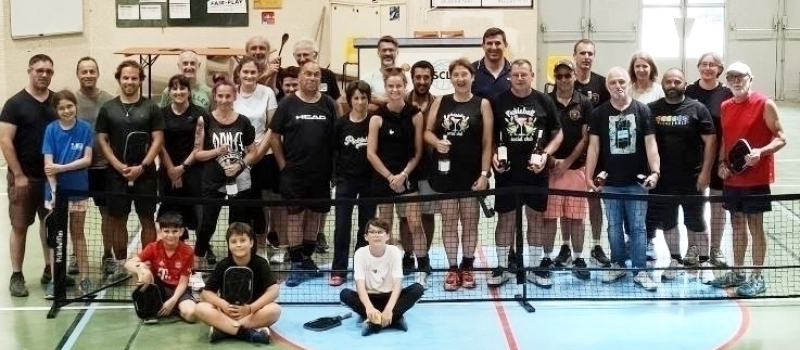 Le Tennis Club Risclois (TCR) a a organsé son 1er tournoi de Pickleball