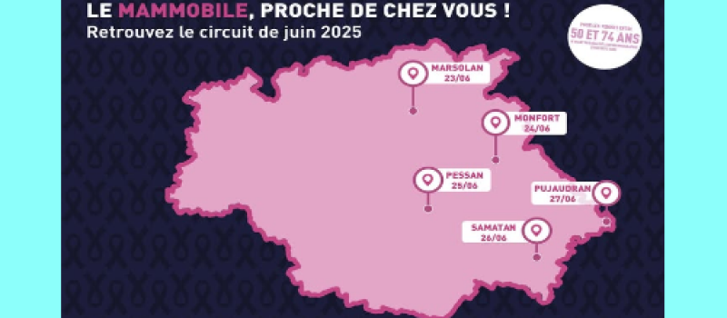 Le Mammobile reprend la route dans le Gers !