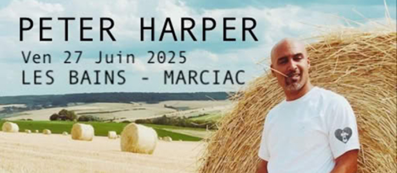 Concert : PETER HARPER, le frère de Ben Harper, arrive à Marciac !