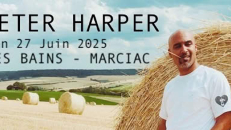 Concert : PETER HARPER, le frère de Ben Harper, arrive à Marciac !