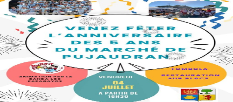 Le marché fête ses 5 ans !