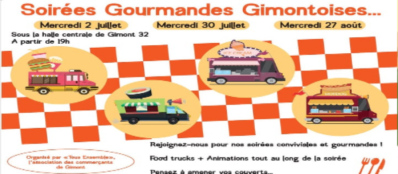 Les Soirées Gourmandes de Gimont sont de retour !