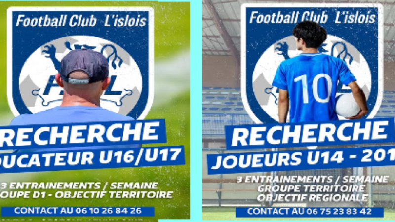 Le FCL est à la recherche d'éducateurs