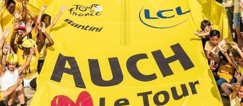 Tour de France : Auch remporte le concours « Ma ville en jaune »