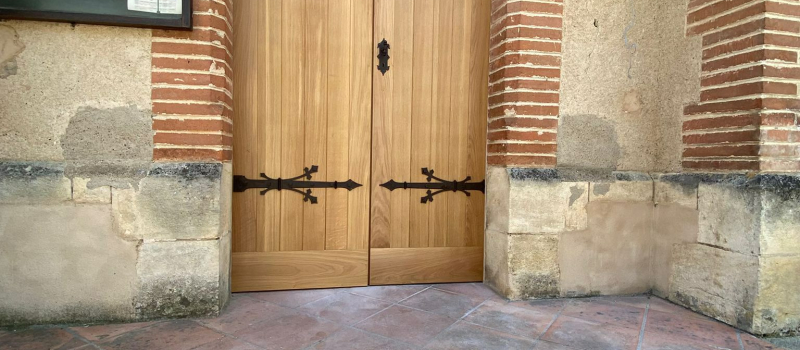 Une nouvelle porte pour l’église Saint-Jean-Baptiste