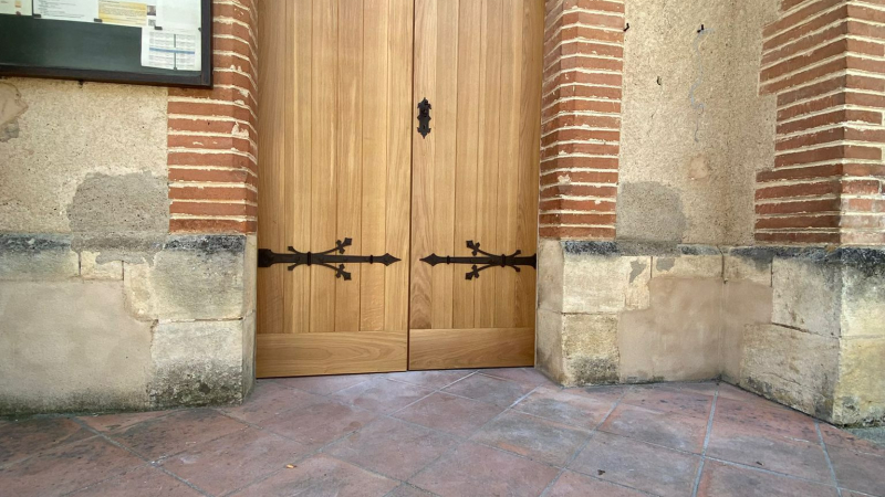 Une nouvelle porte pour l’église Saint-Jean-Baptiste