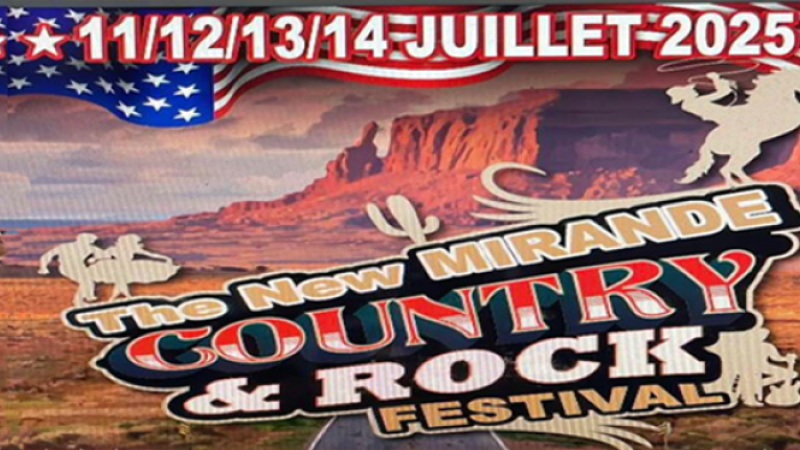 Le nouveau festival country de Mirande.