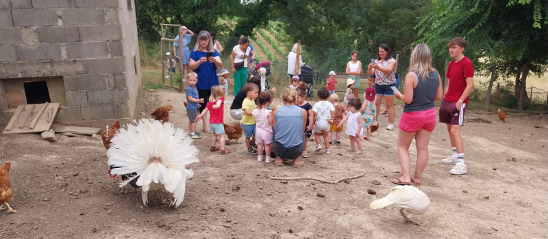 Une belle escapade aux Jardins de Joséphine pour les petits du Relais Petite Enfance