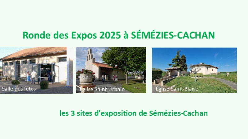 Une des escales de La Ronde des Expos à Sémézies-Cachan
