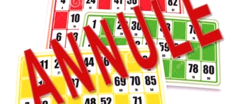 Loto annulé