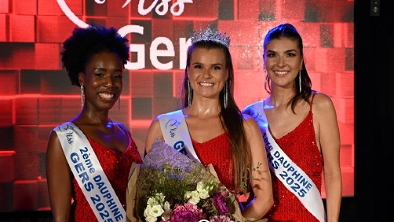 Nina Pourquéry a été élue Miss Gers 2025 à Lectoure