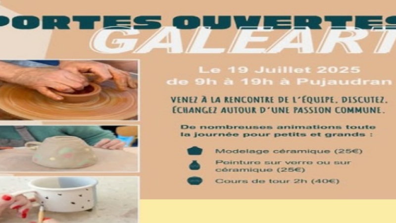 Nouveau !! ce samedi 19 juillet
