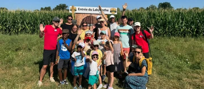 Dans le labyrinthe de maïs