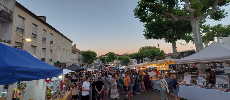 Lancement réussi pour le premier marché de nuit de l’été