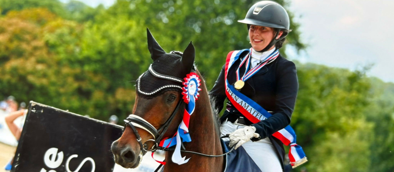 Diane Sabathé, championne de France de dressage : une victoire en famille et au mérite !