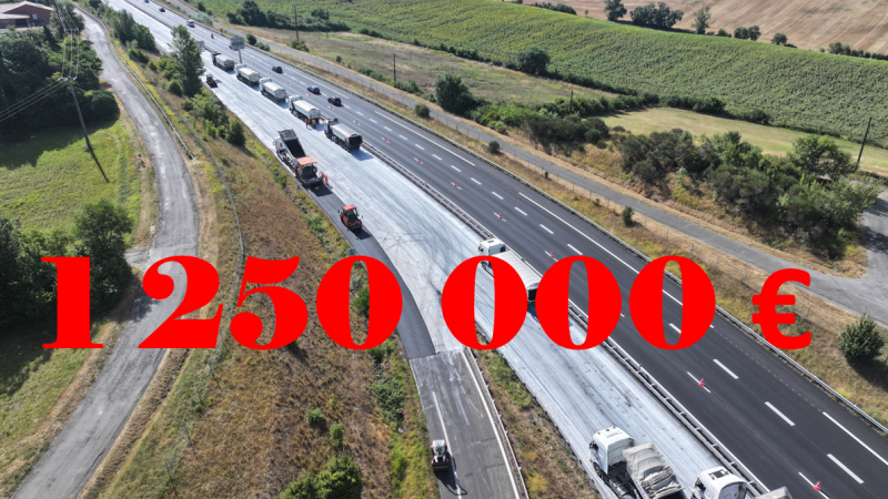 Le Département modernise la N124 à l’Isle-Jourdain