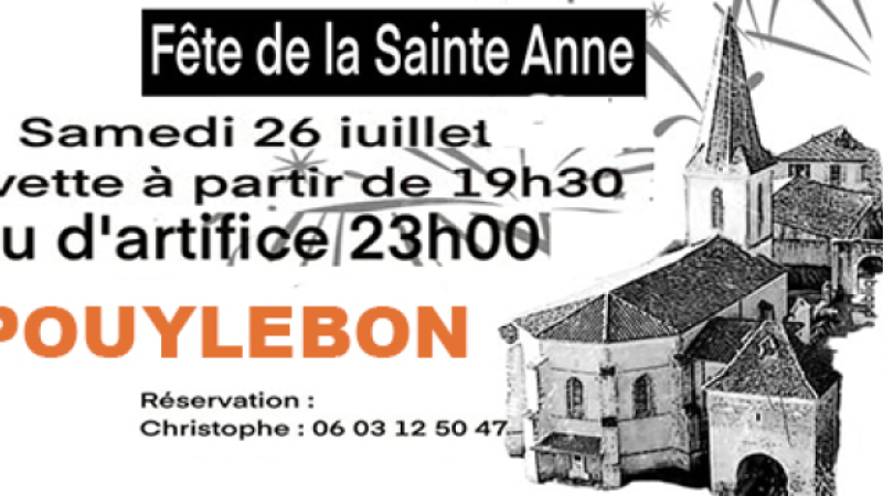 La Sainte Anne ça se fête aussi