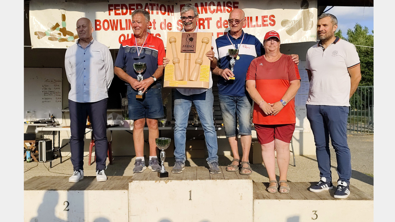 Les Gersois ont brillé au Championnat de quilles au maillet à Auch
