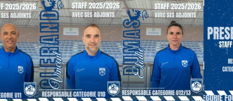 F.C.L : Présentation staff 2025 - 2026