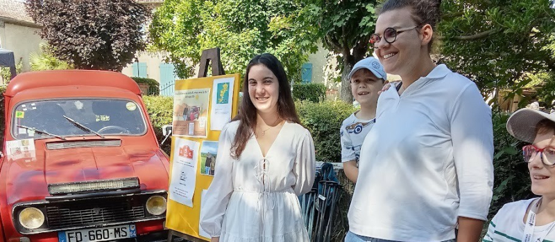 Stand de nos Aventurières Gersoises