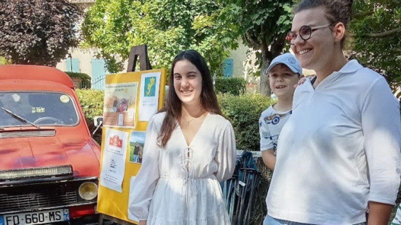 Stand de nos Aventurières Gersoises
