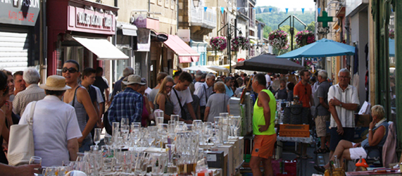 Vide greniers au coeur de la ville