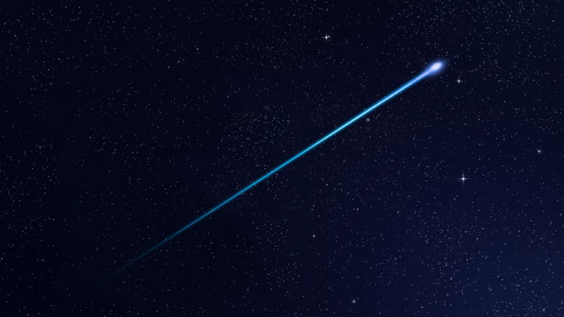 la nuit étoilée: une étoile filante toutes les minutes de 2 heures à 4 heures cette nuit