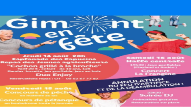 Feu d'artifice annulé !