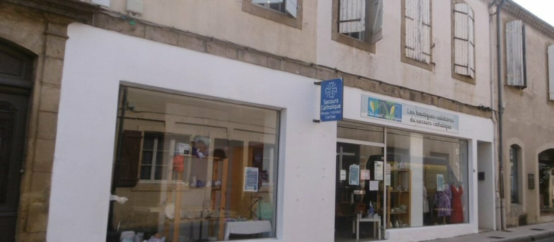 La boutique solidaire du Secours Catholique Seissan-Masseube  a juste traversé la rue