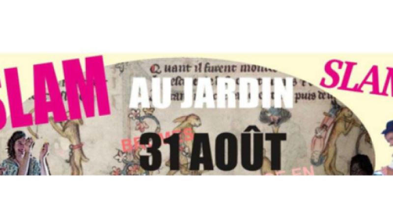 Slam au jardin ce dimanche !