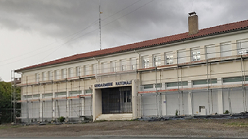 L'accueil du public à la brigade de gendarmerie temporairement impossible.