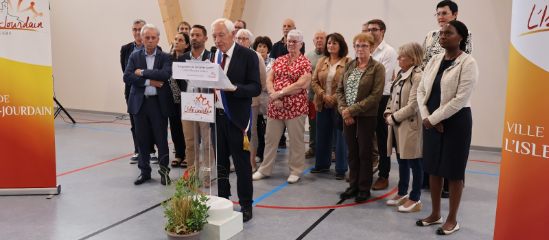 Inauguration  du complexe sportif Lœtitia Moussard Loubens
