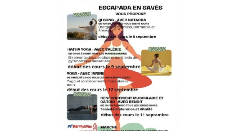 Reprise des cours de yoga